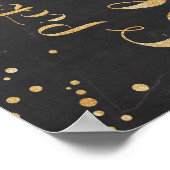 Wählen Sie eine Sitzkreide und ein Hochzeitszeiche Poster (Ecke)