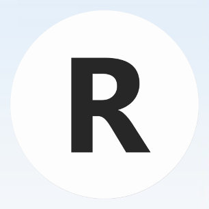 Wählen Sie einen beliebigen Buchstaben   Schriftar Runder Aufkleber