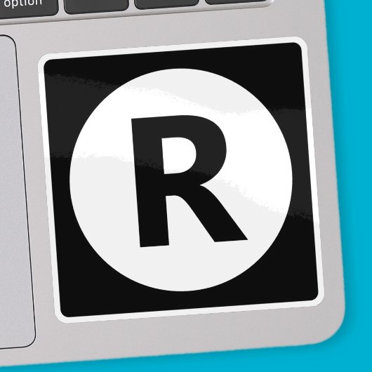 Wählen Sie einen Buchstaben aus | Schriftart: Offe Aufkleber