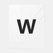 Wählen Sie einen Buchstaben aus | Schriftart: Offe Fleecedecke (Vorderseite)