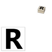 Wählen Sie einen Buchstaben aus | Schriftart: Offe Gummistempel (Stempel)