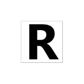 Wählen Sie einen Buchstaben aus | Schriftart: Offe Gummistempel (Prägung)