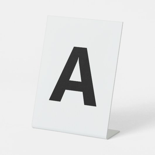 Wählen Sie einen Buchstaben aus | Schriftart: Offe Sockelschild (Vorderseite)