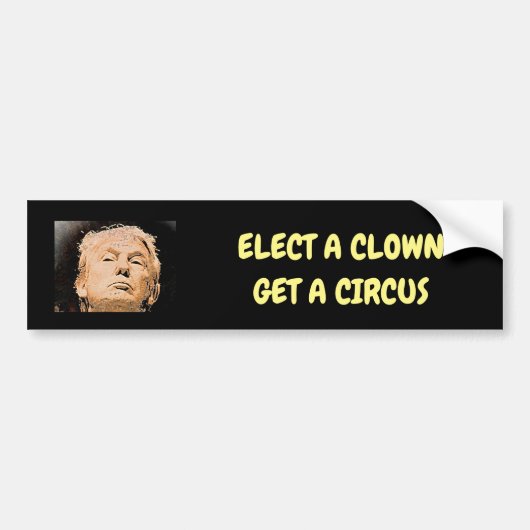 Wählen Sie einen Clown Autoaufkleber (Vorne)
