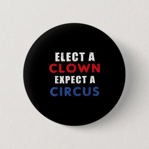 Wählen Sie einen Clown, der ein Circus Design-Anti Button