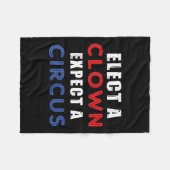 Wählen Sie einen Clown, der ein Circus Design-Anti Fleecedecke (Vorderseite (Horizontal))