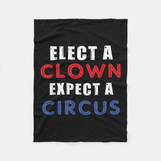 Wählen Sie einen Clown, der ein Circus Design-Anti Fleecedecke (Vorderseite)
