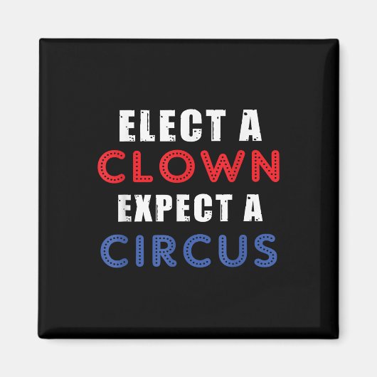 Wählen Sie einen Clown, der ein Circus Design-Anti Magnet (Vorne)