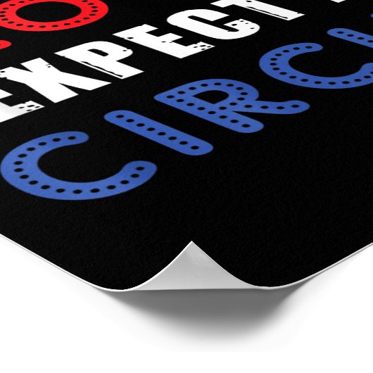 Wählen Sie einen Clown, der ein Circus Design-Anti Poster (Ecke)