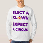Wählen Sie einen Clown, der ein gegen Trump einges T-Shirt (Vorderseite)