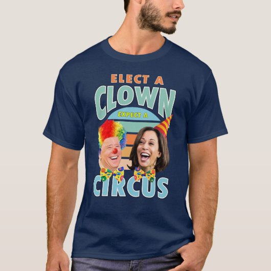 Wählen Sie einen Clown, der einen Zirkus erwartet  T-Shirt (Vorderseite)