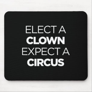 Wählen Sie einen Clown, der von einem Zirkus-lusti Mousepad