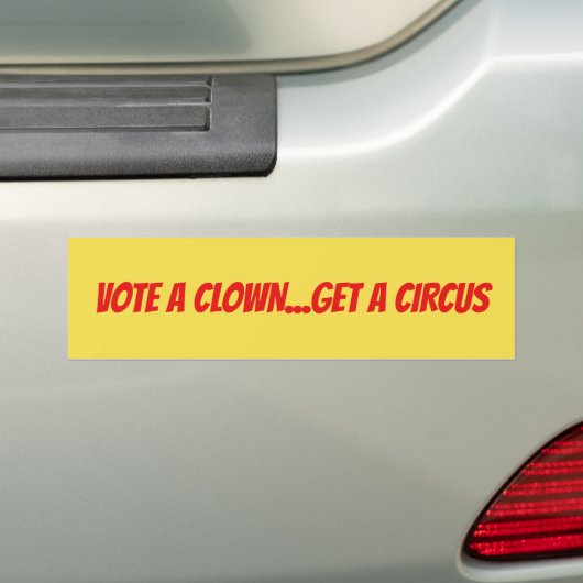 WÄHLEN SIE EINEN CLOWN ERHALTEN EINEN ZIRKUS AUTOAUFKLEBER (Auf Auto)