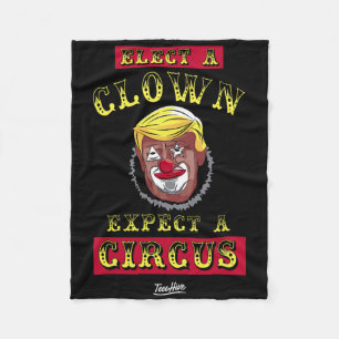 Wählen Sie einen Clown erwarten ein Circus Shirt l Fleecedecke