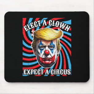 Wählen Sie einen Clown erwarten einen Circus Anti- Mousepad