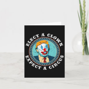 Wählen Sie einen Clown erwarten einen Circus T Shi Karte