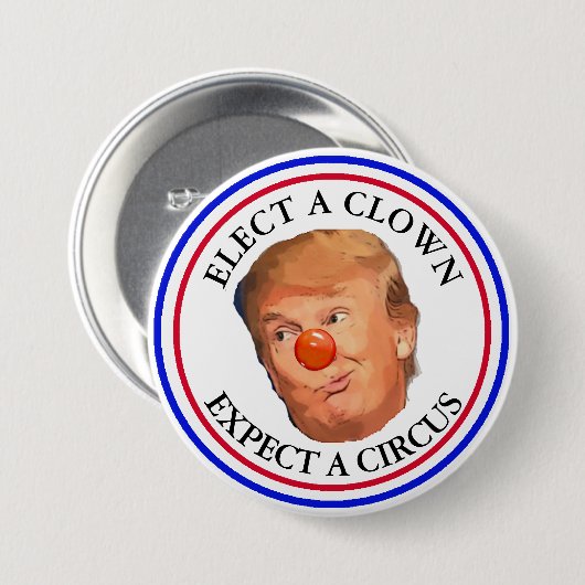 Wählen Sie einen Clown, erwarten Sie einen Button (Vorne & Hinten)