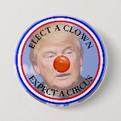 Wählen Sie einen Clown, erwarten Sie einen Button (Vorderseite)