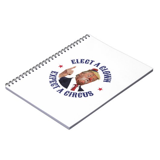 Wählen Sie einen Clown, erwarten Sie einen Zirkus Notizblock (Linke Seite)