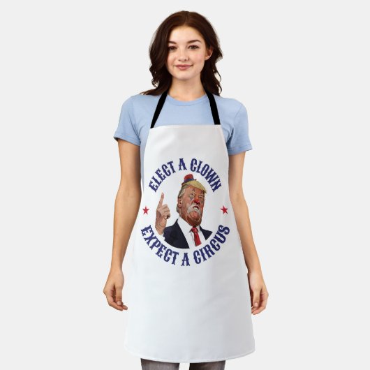 Wählen Sie einen Clown, erwarten Sie einen Zirkus  Schürze (Getragen)