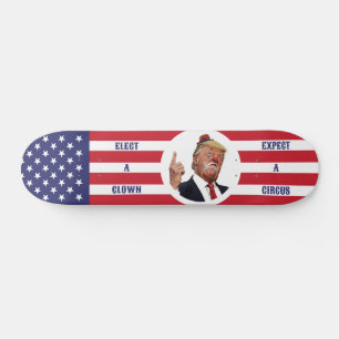 Wählen Sie einen Clown, erwarten Sie einen Zirkus Skateboard