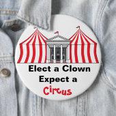 Wählen Sie einen Clown, erwarten Sie einen Zirkusk Button (Beispiel)