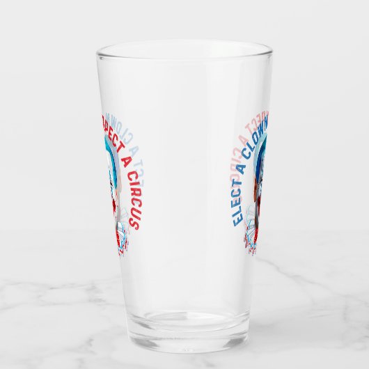 Wählen Sie einen Clown lustige Anti Biden Clown Pr Glas (Rechts)