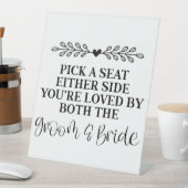 Wählen Sie einen Platz auf beiden Seiten, den Sie Sockelschild (In Situ)