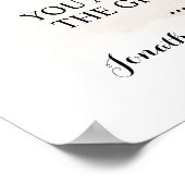 Wählen Sie einen Platz auf beiden Seiten Zeremonie Poster (Ecke)