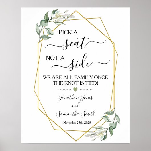 Wählen Sie einen Platz, der nicht als Nebensaison  Poster (Vorne)