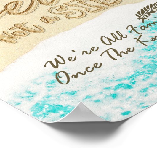 Wählen Sie einen Platz, der nicht zum Hochzeitsees Poster (Ecke)