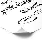 Wählen Sie einen Platz, kein Seitenhochzeitszeiche Fotodruck (Ecke)