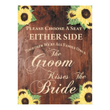 Wählen Sie einen Platz, kein Side Poster