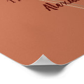 Wählen Sie einen Platz, nicht ein Seitenschild für Poster (Ecke)