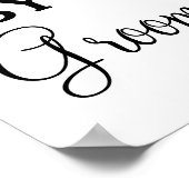 Wählen Sie einen Platz Nicht ein Side Gold Punkte  Poster (Ecke)