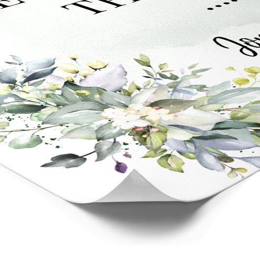 Wählen Sie einen Platz, nicht eine Nebensaison Euk Poster (Ecke)