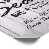 Wählen Sie einen Platz, nicht eine Seite Hochzeits Poster (Ecke)