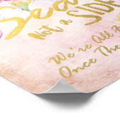 Wählen Sie einen Platz, nicht eine Seite Hochzeits Poster (Ecke)