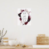 Wählen Sie einen Platz ohne Seitenzeichen. Poster (Küche)