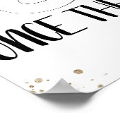 Wählen Sie einen Platz und kein beidseitiges Black Poster (Ecke)