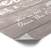 Wählen Sie einen Platz und kein beidseitiges Zeich Poster (Ecke)