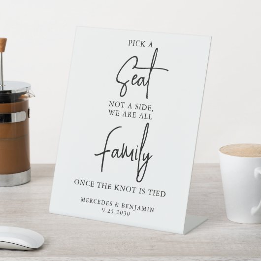 Wählen Sie einen Platz und keine Personalisierte H Sockelschild (In SItu)