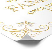 Wählen Sie einen Sitzplatz für Hochzeiten | Gatsby Poster (Ecke)