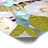 Wählen Sie einen Sitzplatz - Lila und Frühlingsflo Poster (Ecke)