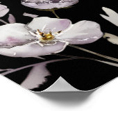 Wählen Sie einen Sitzplatz, ohne Stecker schwarze  Poster (Ecke)