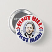 Wählen Sie ersten Mann Bills! Knopf 2008 Button (Vorne & Hinten)