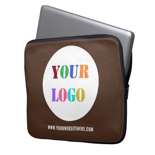 Wählen Sie Farbe für Ihren Logo Text Business Note Laptopschutzhülle (Vorderseite Links)