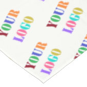 Wählen Sie Farben für Ihr Firmenlogo Tischdecke (Schrägansicht)