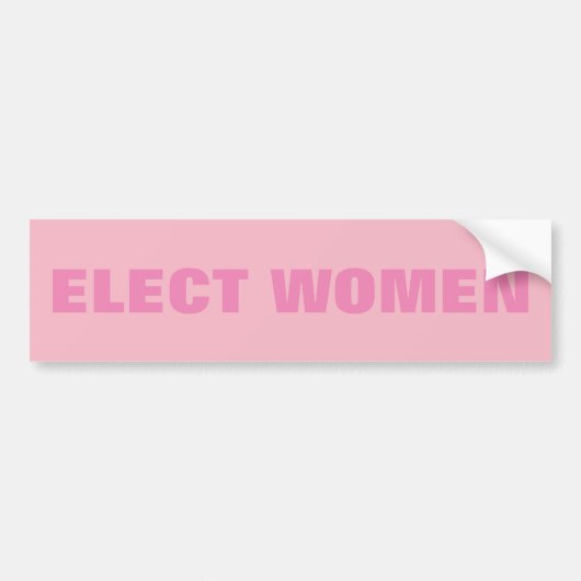 WÄHLEN SIE FRAUEN AUTOAUFKLEBER (Vorne)