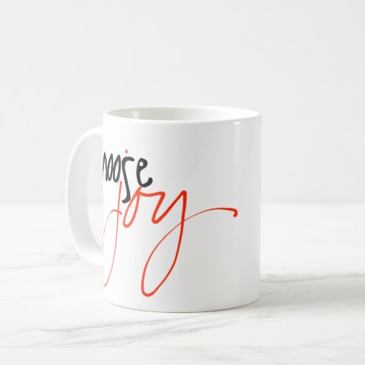 Wählen Sie Freude-Kaffee-Tasse Kaffeetasse (Vorderseite Links)